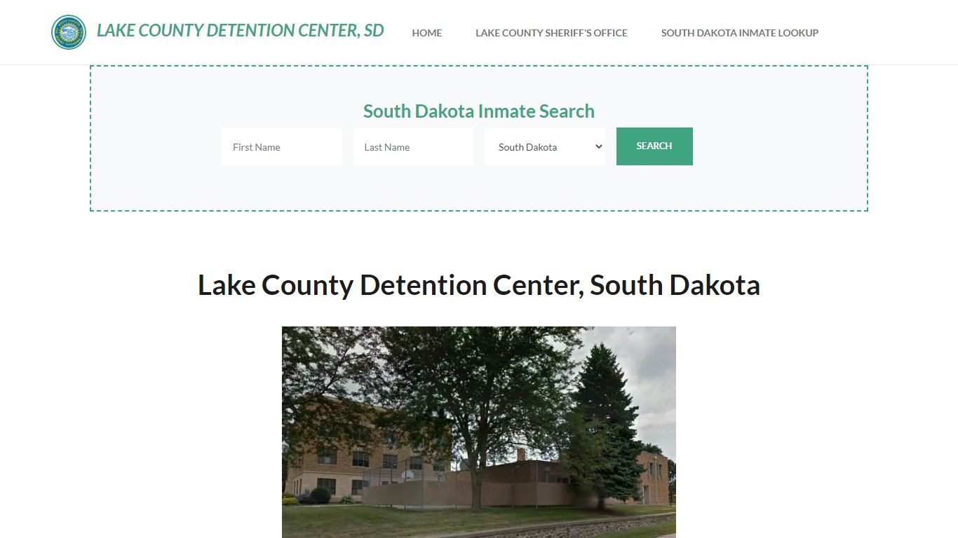 Lake County Detention Center, SD Inmate Roster, Offender Search